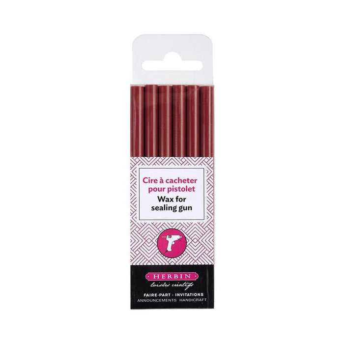 Jacques Herbin Herbin Wax Gun Sticks Cherry, Pack of 6 C35824T_1