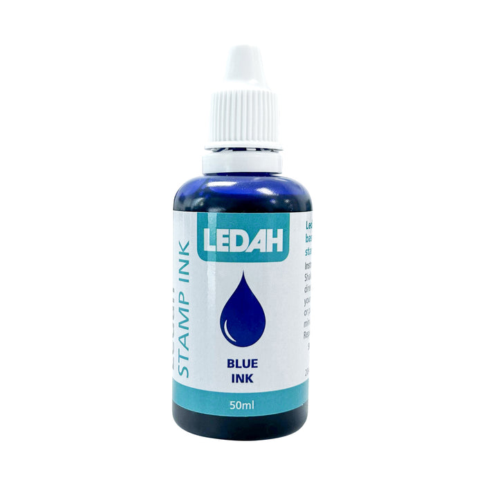 Ledah Stamp Ink 50ml Blue