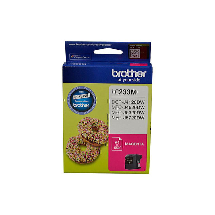 Brother LC233 Magenta Ink Cartridge LC233M