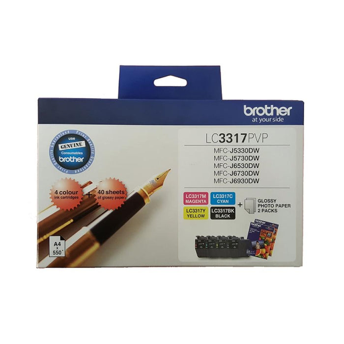 Brother LC3317 Photo Value Pk LC3317PVP