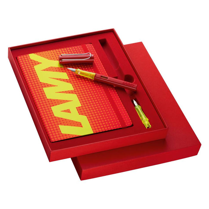 Lamy Al-Star Glossy Red FP & Notebook Set LY4036790_1