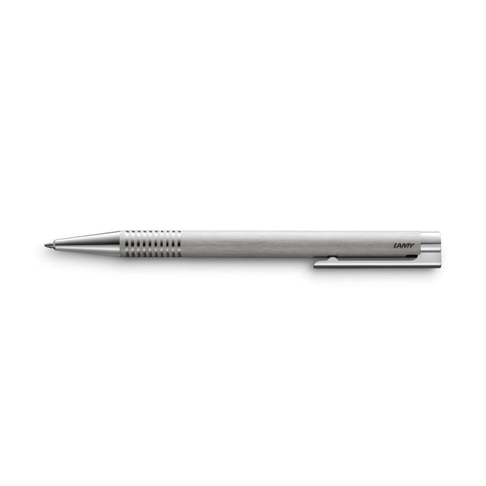 Lamy Logo Ballpoint Pen Brushed Steel (Model 206)_1