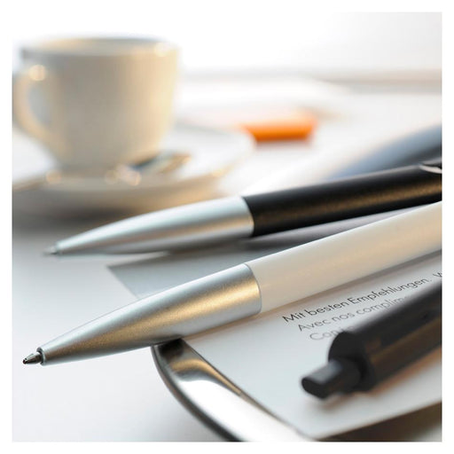 Lamy Noto Ballpoint Pen BlackSilver - Ergonomic Design 283_2