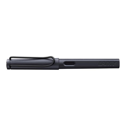 Lamy Safari Fountain Pen Steel Black Medium (0E2) 1001084_2