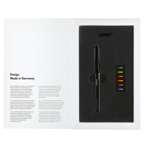 Lamy Safari LE Fountain Pen All Black Medium Nib 1002427_1