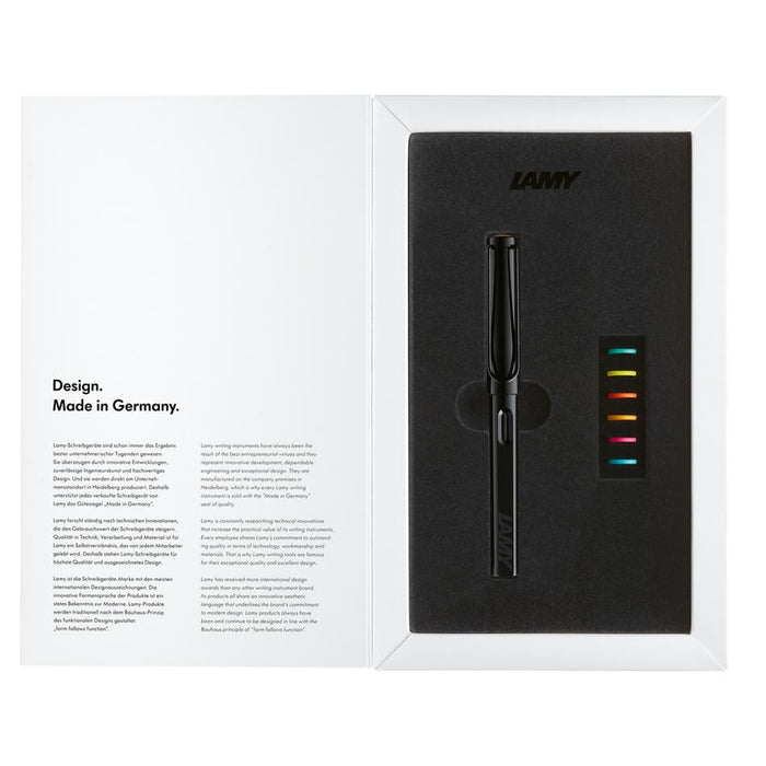 Lamy Safari LE Fountain Pen All Black Medium Nib 1002427_1