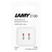 Lamy Safari Note+ Medium Red Tip Replacement (2 Pack)_1