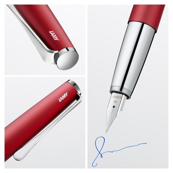 Lamy Studio Fountain Pen Matt Royal Red Fine Nib 1000914_4