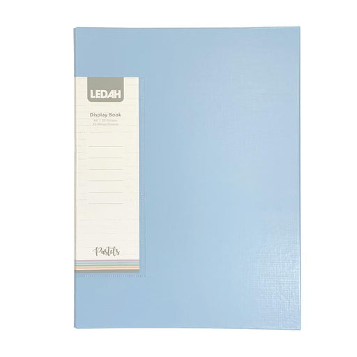 Ledah A4 Display Book 20 Pocket Blue 300023_1