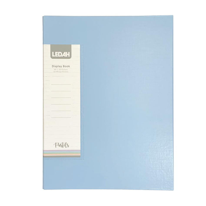 Ledah A4 Display Book 20 Pocket Blue 300023_1