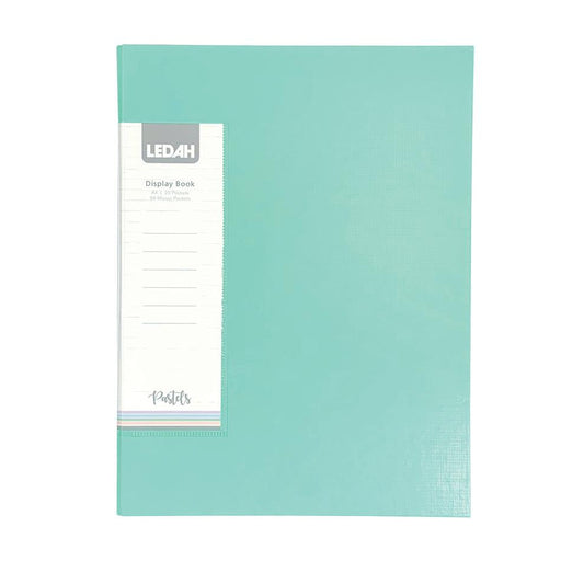 Ledah A4 Pastel Display Book 20 Pocket Green 300022_1