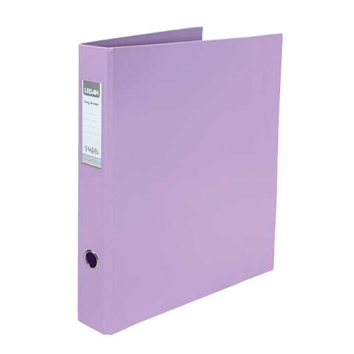 Ledah A4 Pastel Ringbinder - Purple, 25mm Spine, 200 Sheets_1
