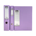 Ledah A4 Pastel Ringbinder - Purple, 25mm Spine, 200 Sheets_2