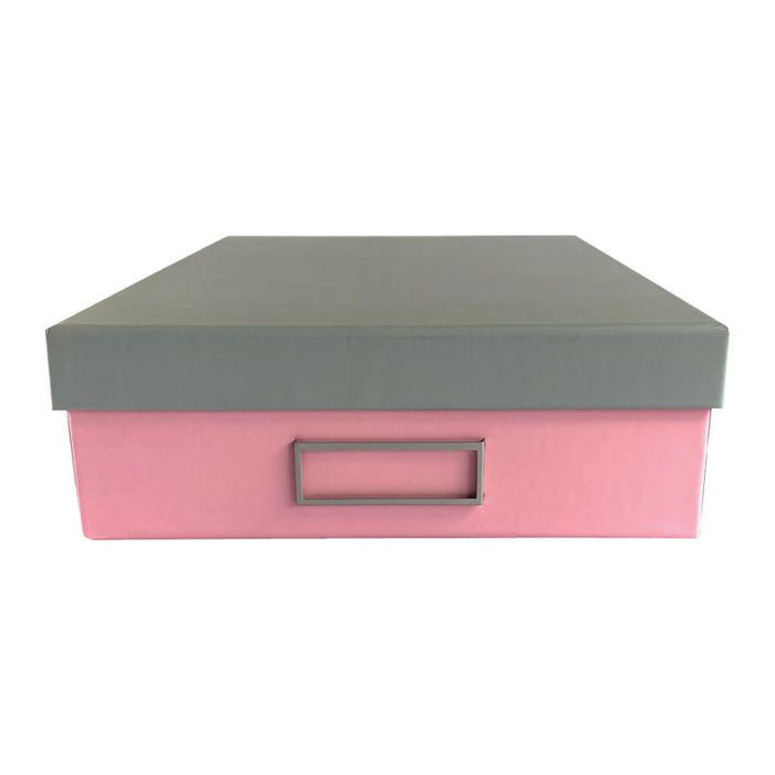 Ledah Pastels Storage Box A4 Pink 300025_1