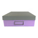 Ledah Pastels Storage Box A4 Purple 300027_1
