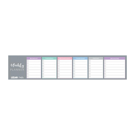 Ledah Pastels Weekly Keyboard Planner Pad 60 Sheets 300041_1