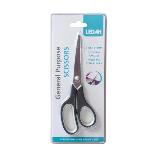 Ledah Scissors General Purpose Black 210mm 8" 300009_1