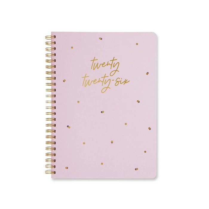 Letts A5 Celebrate Diary 2026 Week to View Rose 1001601_1