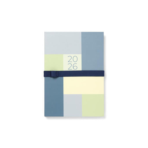 Letts A5 Gradient Diary Blue 2026 Week to View 1001643_1
