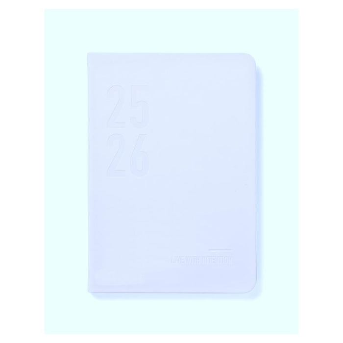 Letts A5 Mid-Year Diary Day to Page Conscious Rosewater 2025_1