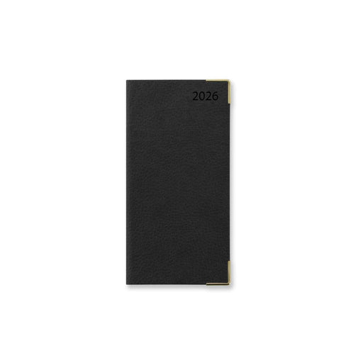 Letts Connoisseur Slim Diary Black 2026 WTV 1001622_1