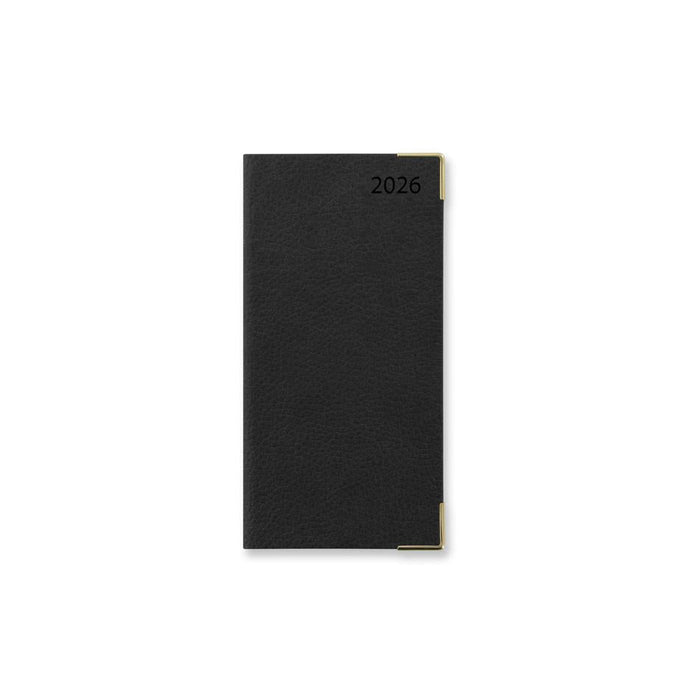 Letts Connoisseur Slim Diary Black 2026 WTV 1001622_1