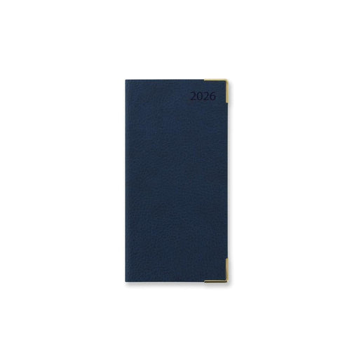 Letts Connoisseur Slim Diary WTV Blue 2026, Faux-Leather_1