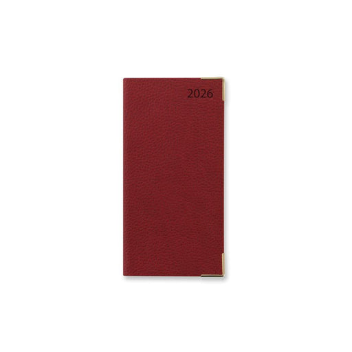 Letts Connoisseur Slim Diary WTV Red 2026 1001624_1