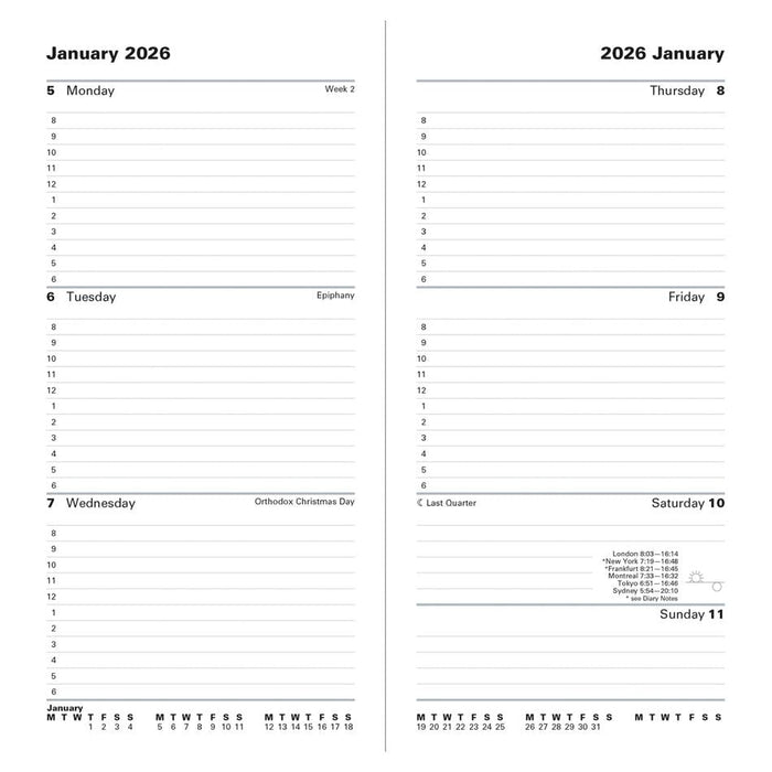 Letts Connoisseur Slim Diary WTV Red 2026 1001624_2