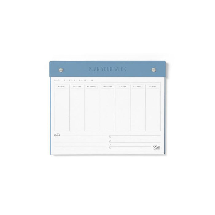 Letts Conscious Undated Weekly Planner 250x200mm Ocean L990253_1