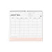 Letts Desk Calendar Conscious 300x270mm Rosewater 2026_1