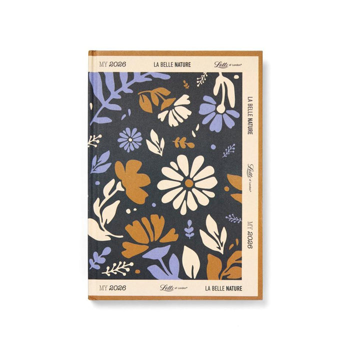 Letts La Belle Nature A6 Diary 2026 - Week to View, Blue_1