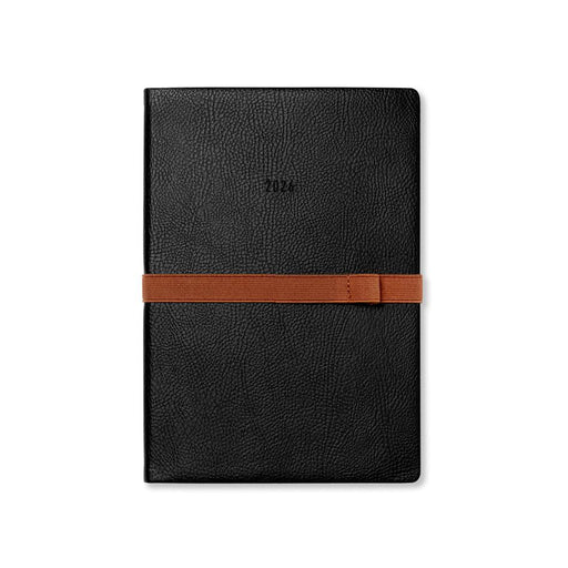 Letts Oslo A5 Black Faux-Leather Diary 2026 WTV_1