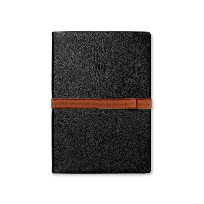 Letts Oslo A5 Black Faux-Leather Diary 2026 WTV_1