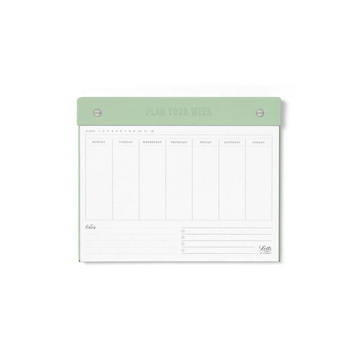Letts Undated Weekly Planner 250mm x 200mm Sage L990251_1
