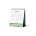 Letts of London Desk Calendar Conscious 150x180mm Sage 2026 1001587_1