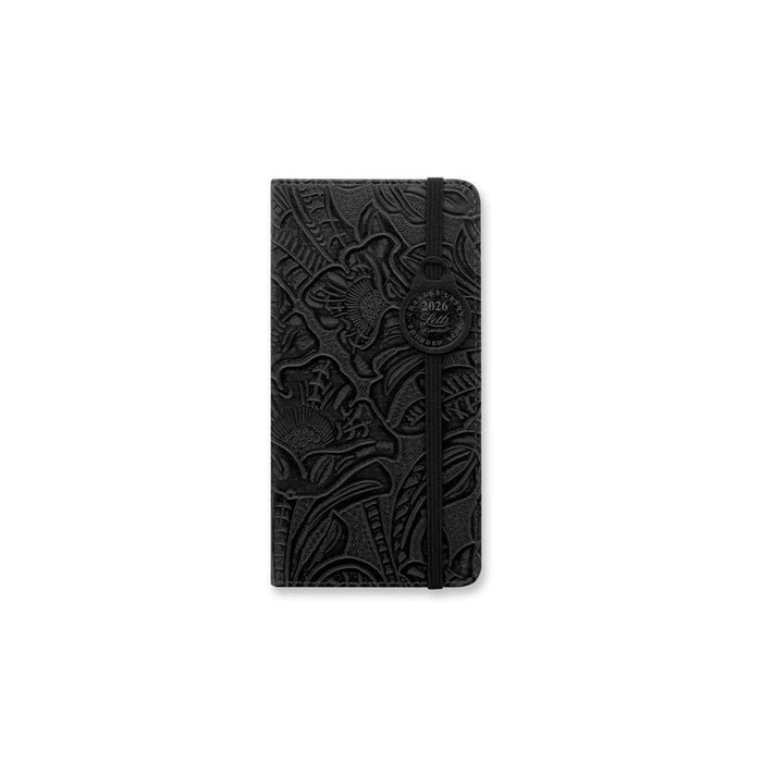 Letts of London Diary Baroque Slim WTV Black 2026 1001619_1