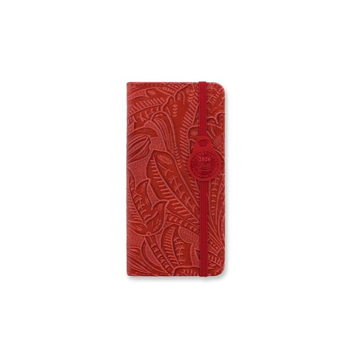 Letts of London Diary Baroque Slim WTV Red 2026 1001621_1