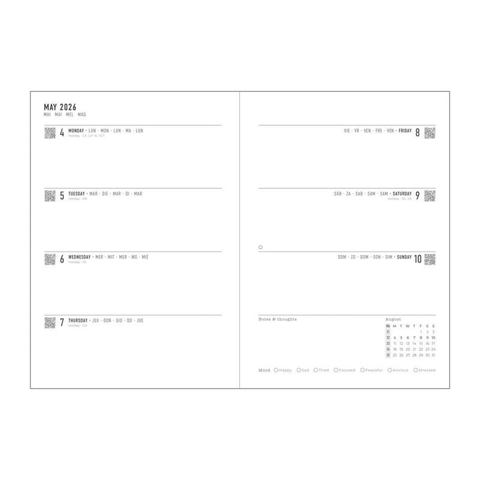 Letts of London Diary Celebrate A5 WTV Mint 2026 1001600_2