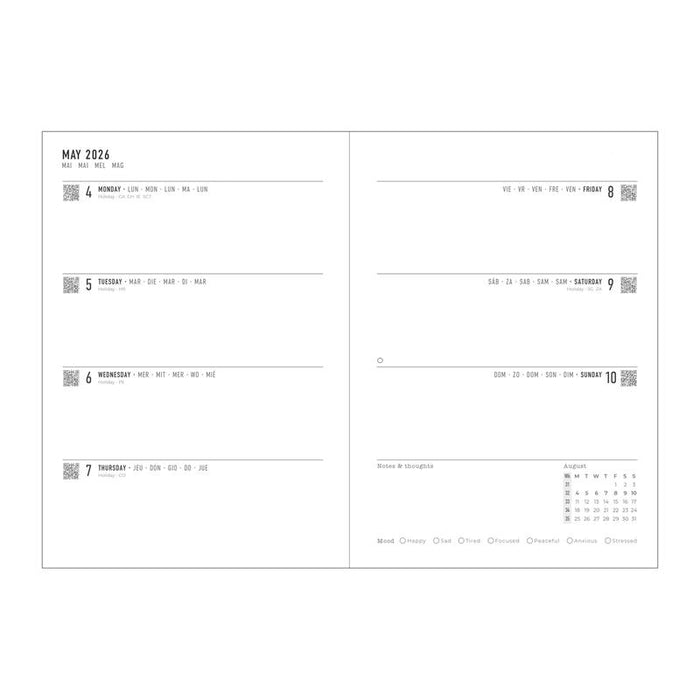 Letts of London Diary Conscious A6 WTV Ocean 2026 1001616_2