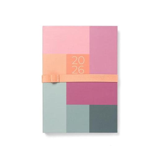 Letts of London Diary Gradient A6 WTV Rose 2026 1001646_1