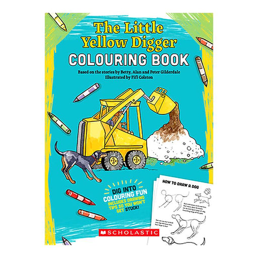 Little yellow Digger Colouring Book, The_1