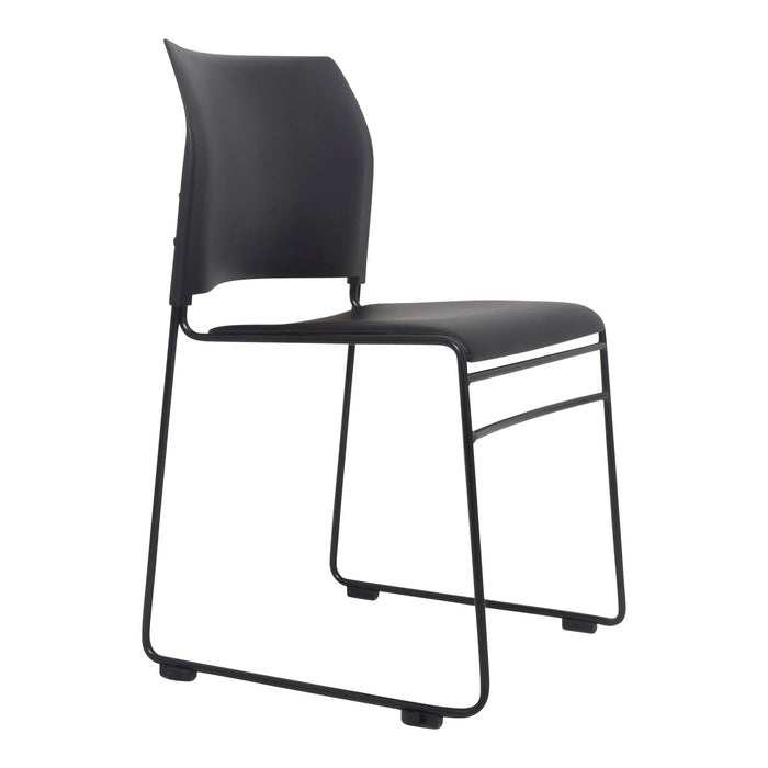 Buro Maxim Meeting Black P/C Frame Chair