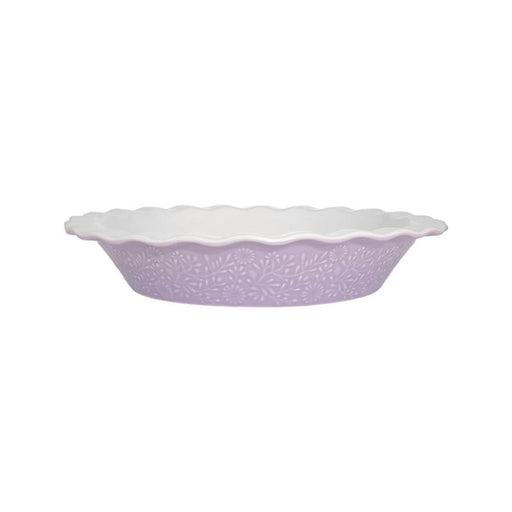 Maxwell & Williams Blooms Fluted Pie Dish Gift Boxed Lilac 21.5x4cm IA0431_1