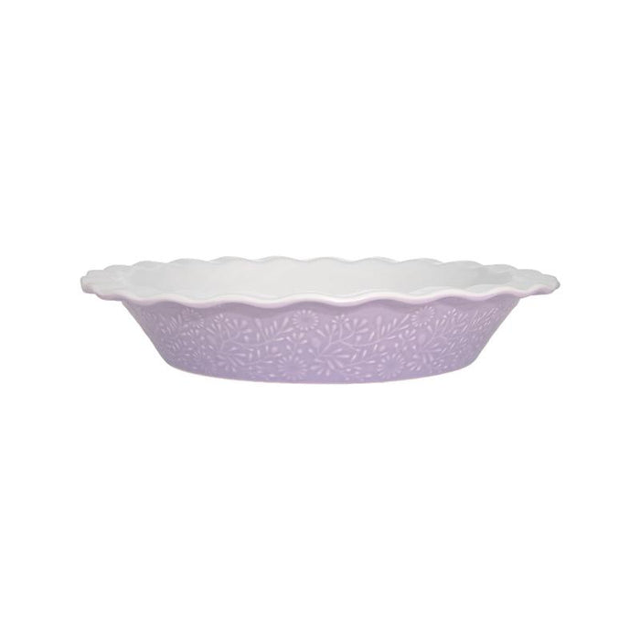 Maxwell & Williams Blooms Fluted Pie Dish Gift Boxed Lilac 21.5x4cm IA0431_1