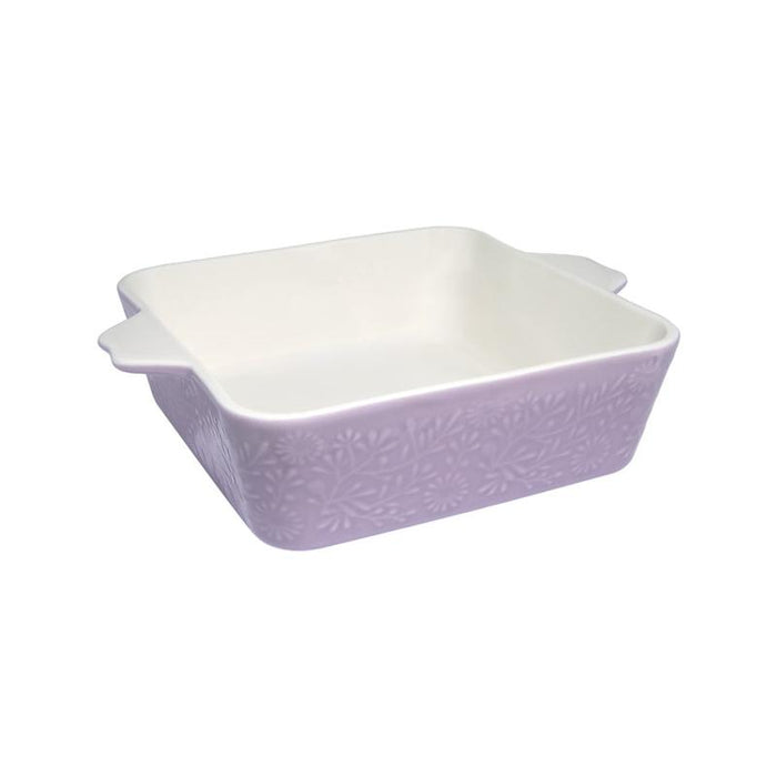 Maxwell & Williams Blooms Square Baker Gift Boxed Lilac 19x19x6.5cm IA0432_2
