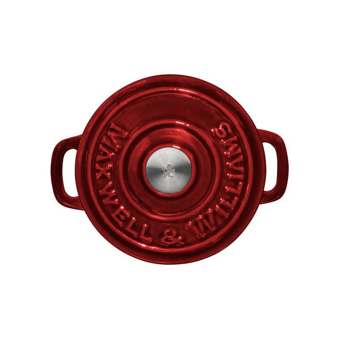 Maxwell & Williams Cast Iron Cocotte / 260ML Gift Boxed Merlot 9.5cm SE0032_3