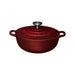 Maxwell & Williams Cast Iron Round Casserole / 3.3L Gift Boxed Merlot 24cm SE0034_1