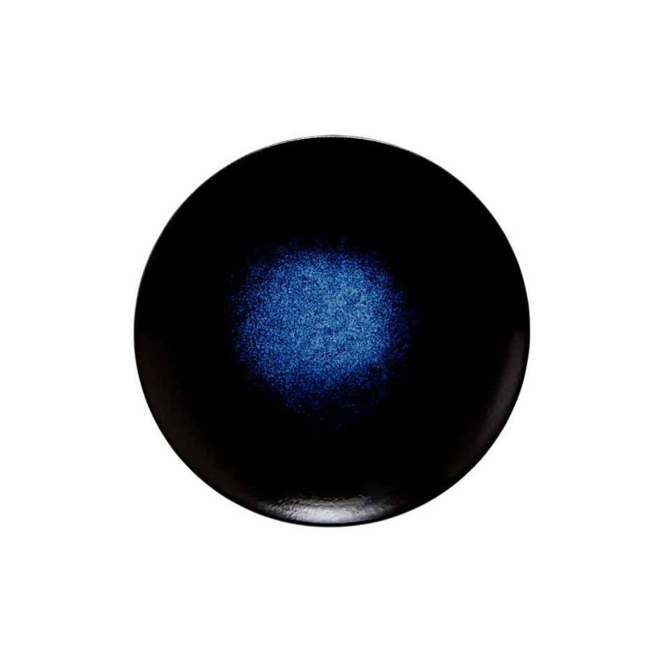 Caviar Midnight Show Plate 28cm in Black/Blue main image 1