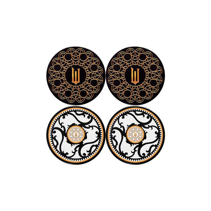 Maxwell & Williams Wicked Coaster Set of 4 - Black 10cm_1